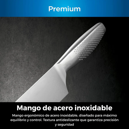 Set de cuchillos CulinaPro - Cuchillos que cortan como nuevos… siempre