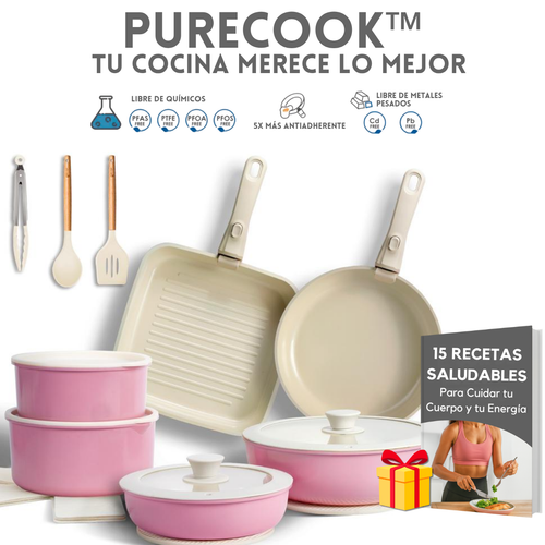 Set Ollas PureCook™ - Set Cerámico 22 pzs