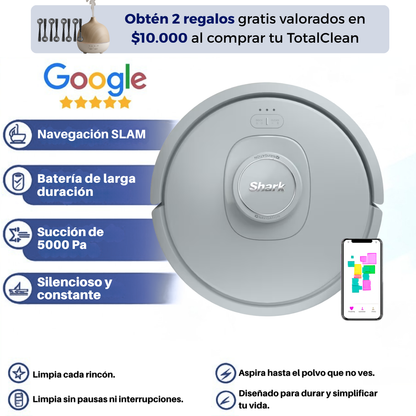 Aspiradora Robot TotalClean - Limpieza inteligente para cada rincón